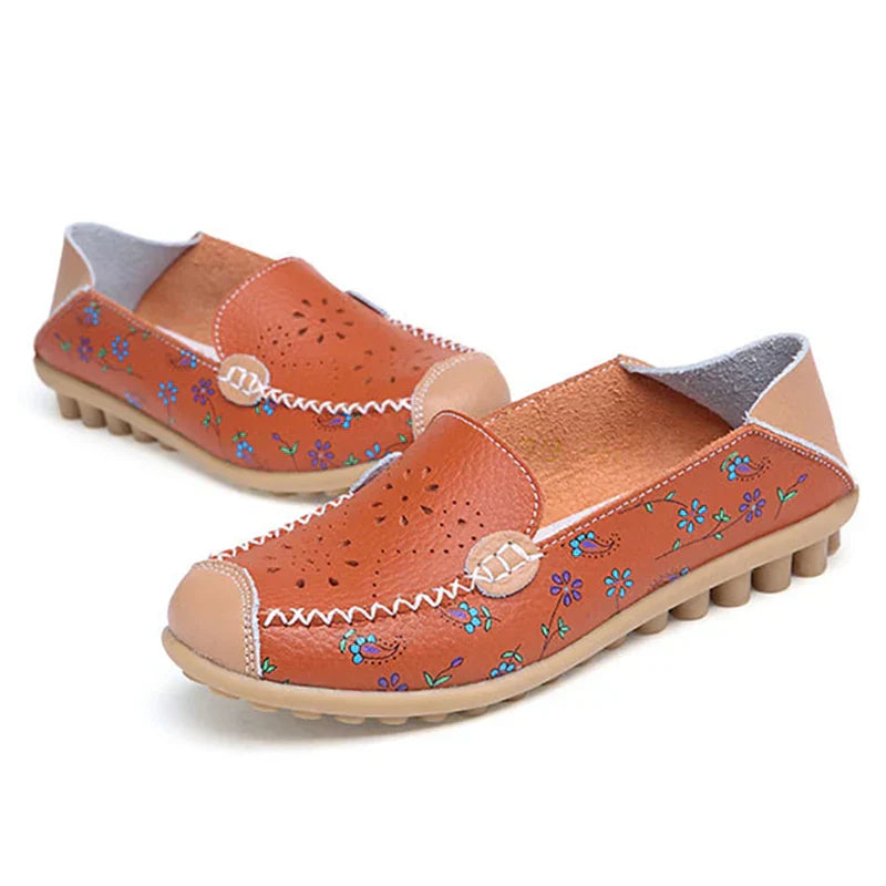 Grote schoenen van echt leer