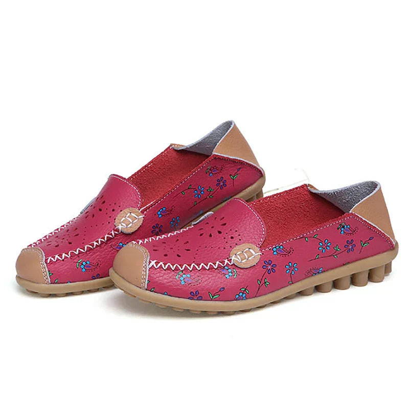 Grote schoenen van echt leer