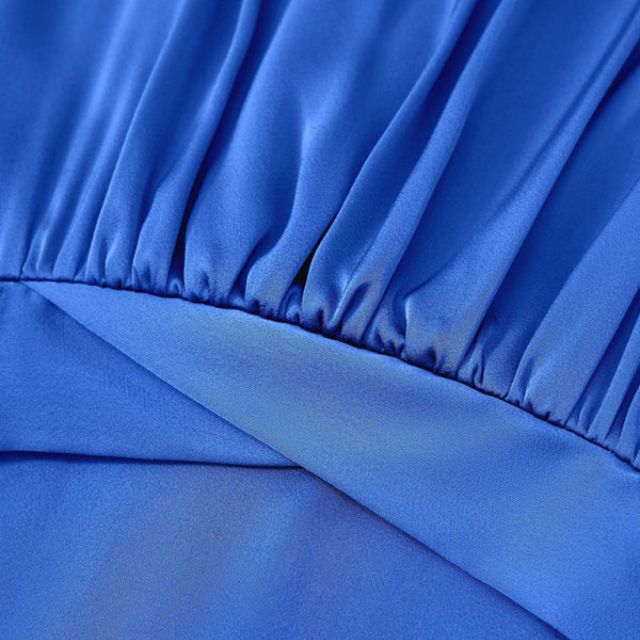 Geplooide jumpsuit met verstelbare bandjes