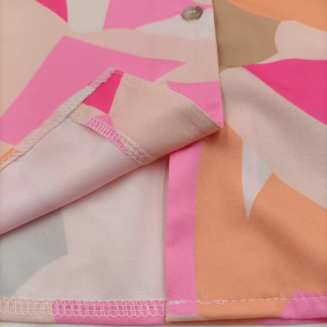 Giselle Boho overhemdjurk met V-hals en bloemenprint