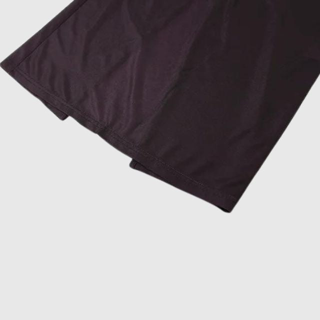 Gebloemde shift jurk met doorschijnende zoom