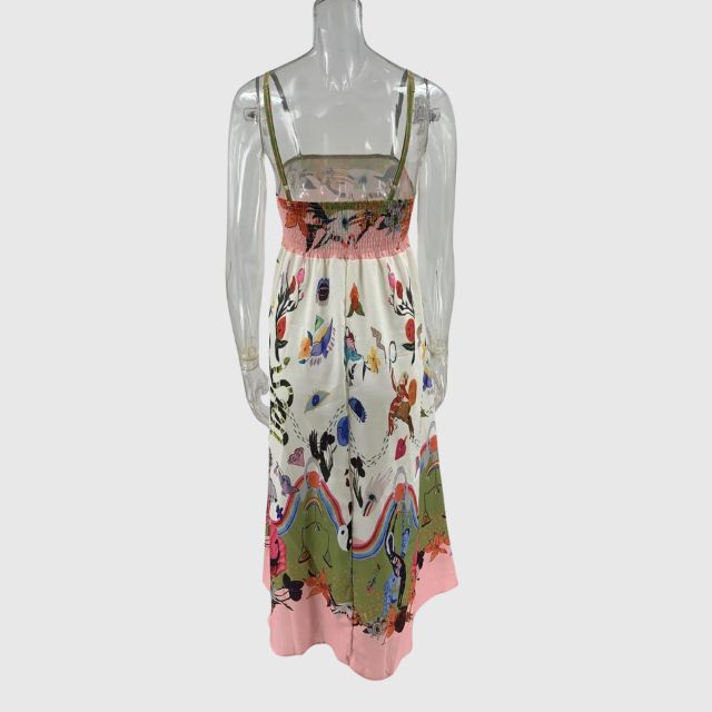 Maxi-jurk met speelse print