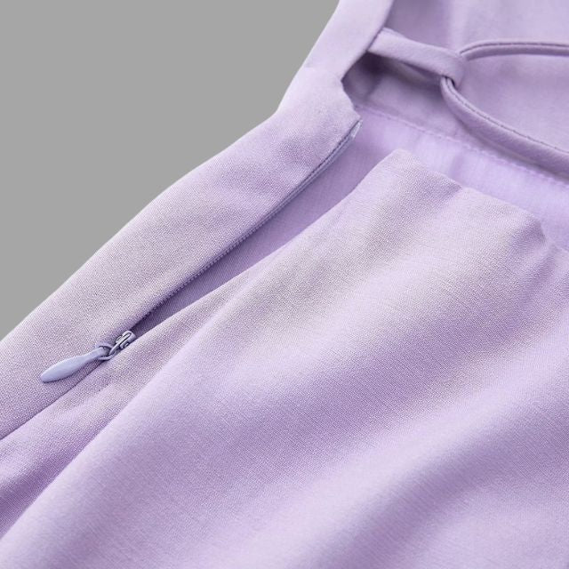 Jurk met vierkante halslijn