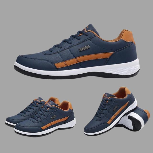 Lage sneakers met zijstrepen