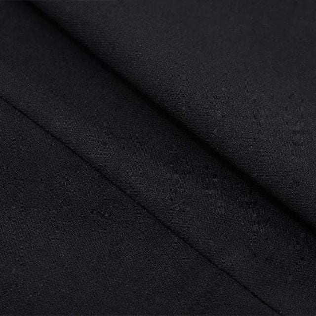 Geplooide minijurk met knoopsluiting