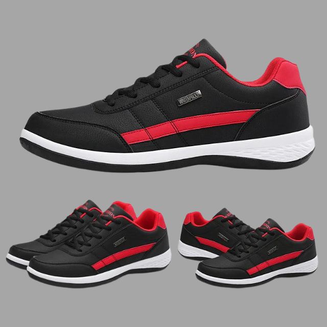 Lage sneakers met zijstrepen