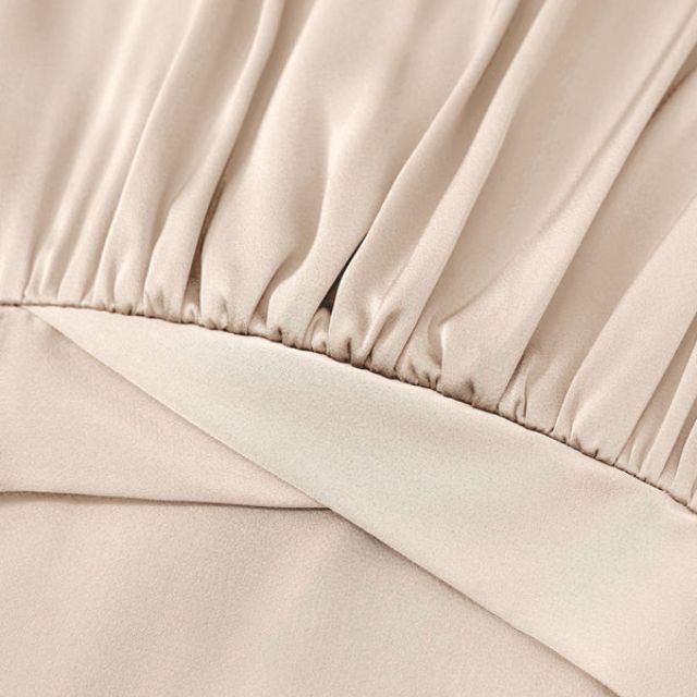 Geplooide jumpsuit met verstelbare bandjes