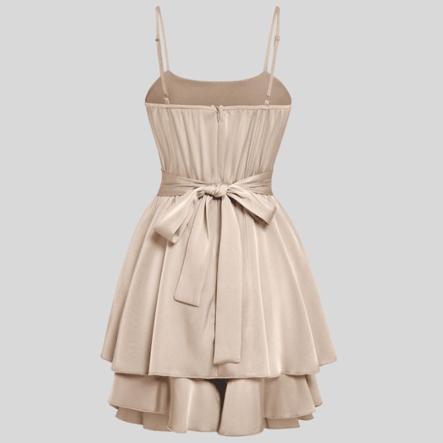 Geplooide jumpsuit met verstelbare bandjes