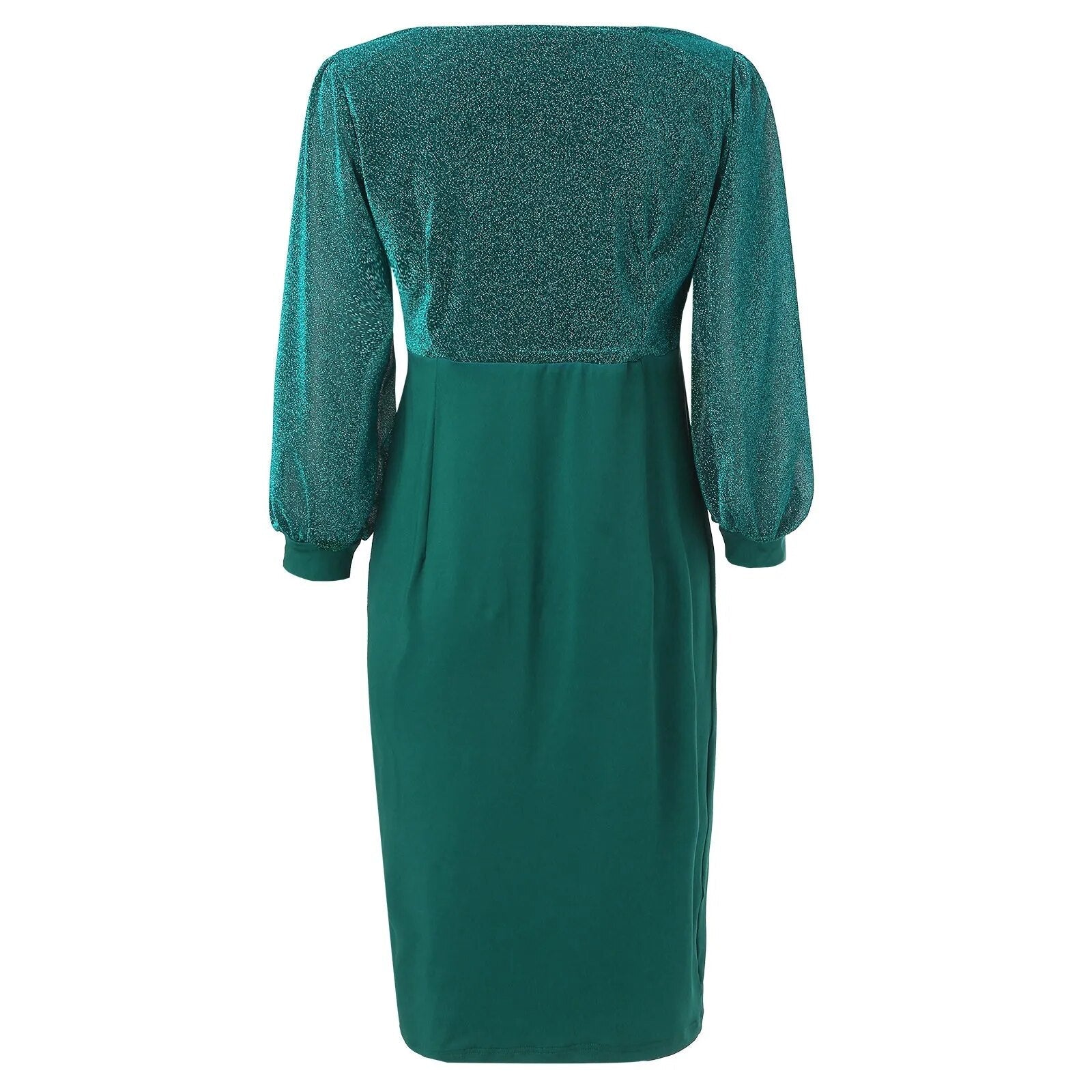 Peplum glimmende tas hippe jurk