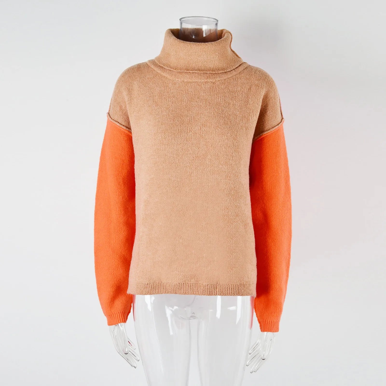 Prachtige pullover met kleurblokken