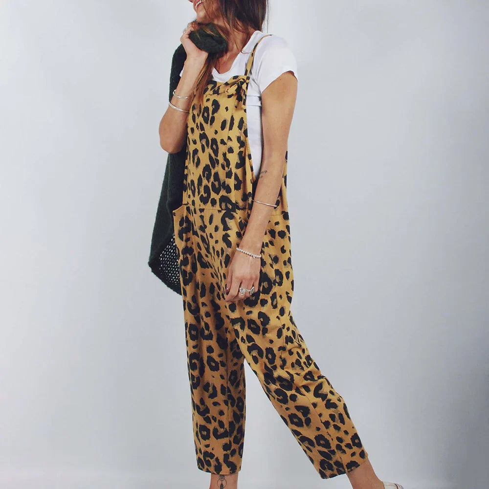 Jumpsuits met luipaardprint