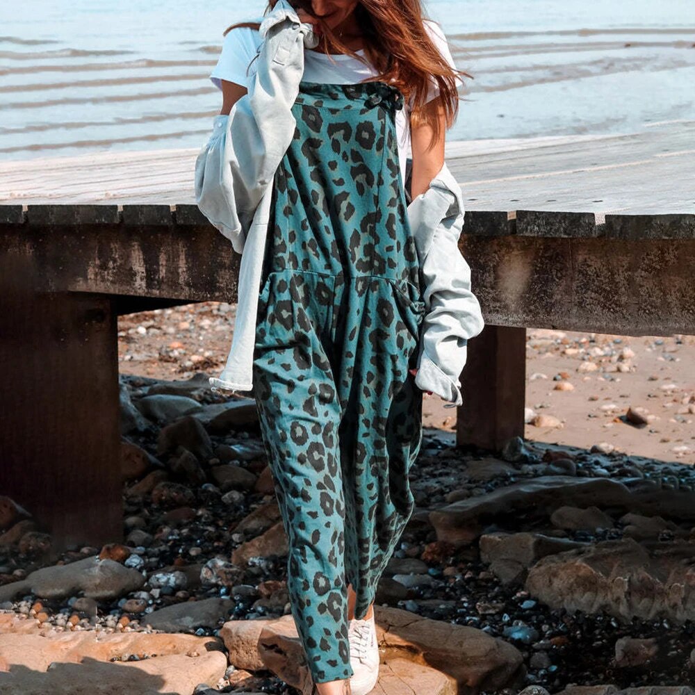 Jumpsuits met luipaardprint