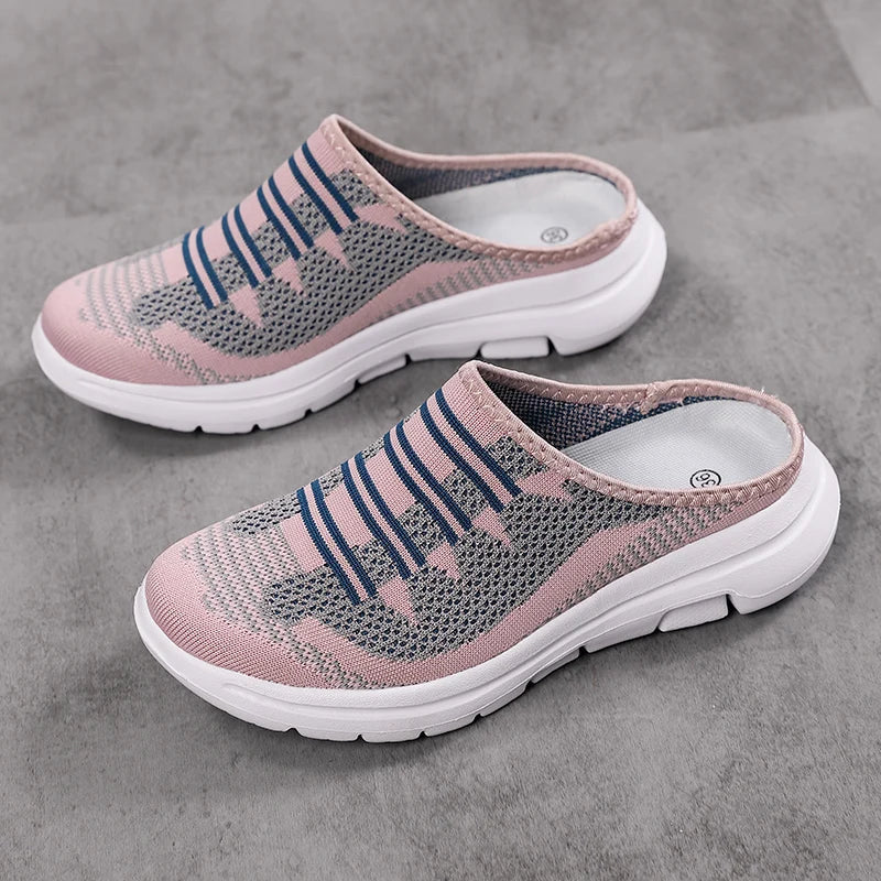 Lichtgewicht mesh sleehak damesschoenen