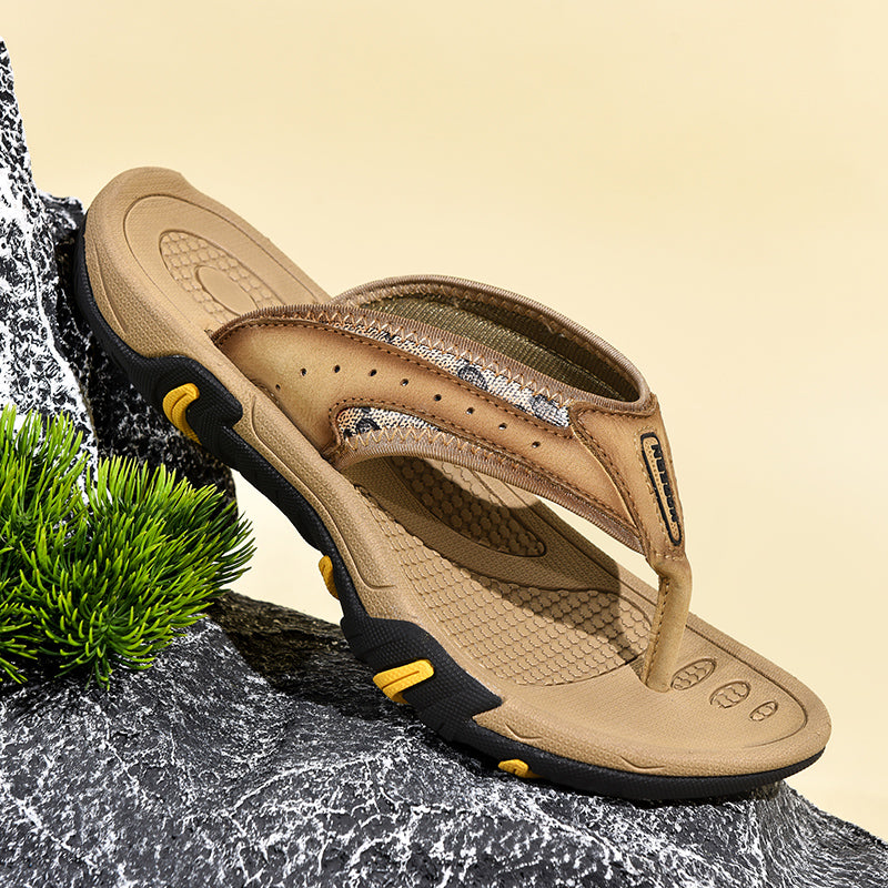 Heren Ademend en Comfortabel Platte Buitensandalen