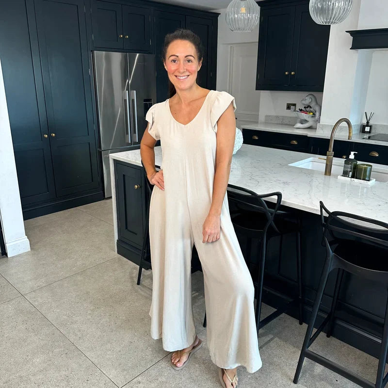 Jasmyn | Comfy Sleeves less zomer jumpsuit