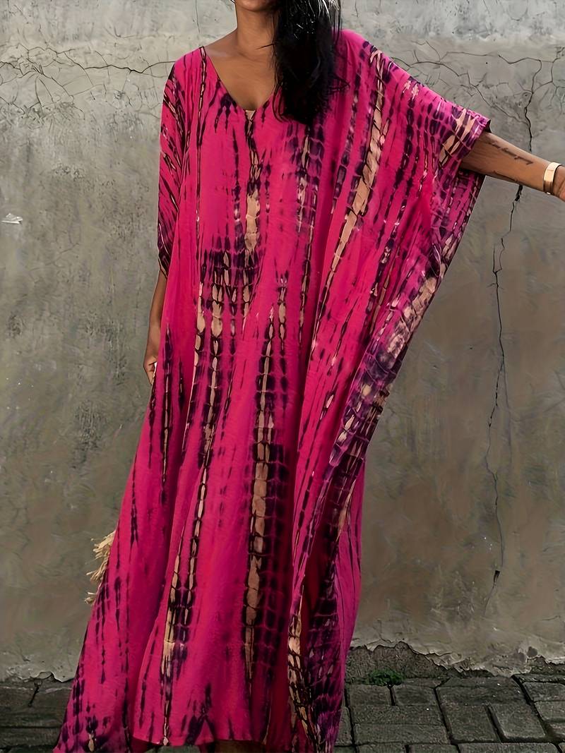 Oversized kaftan jurk