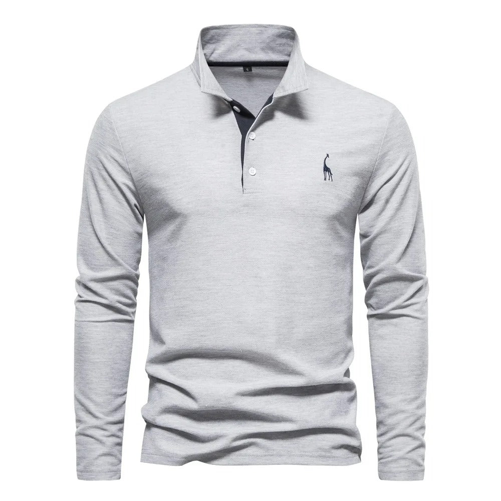 Poloshirts met lange mouwen voor mannen