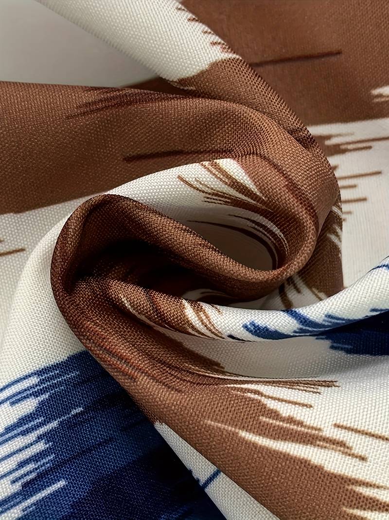 Mouwloze jurk met ikatprint