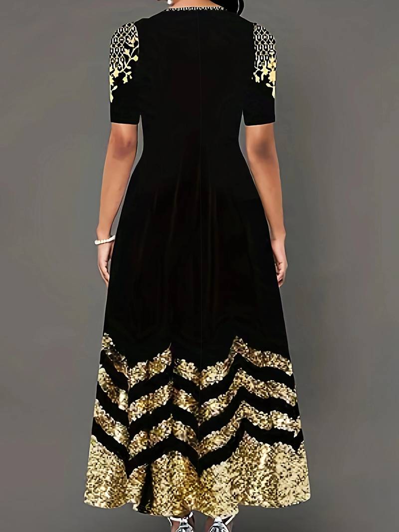 Klassieke gouden details Zakjurk