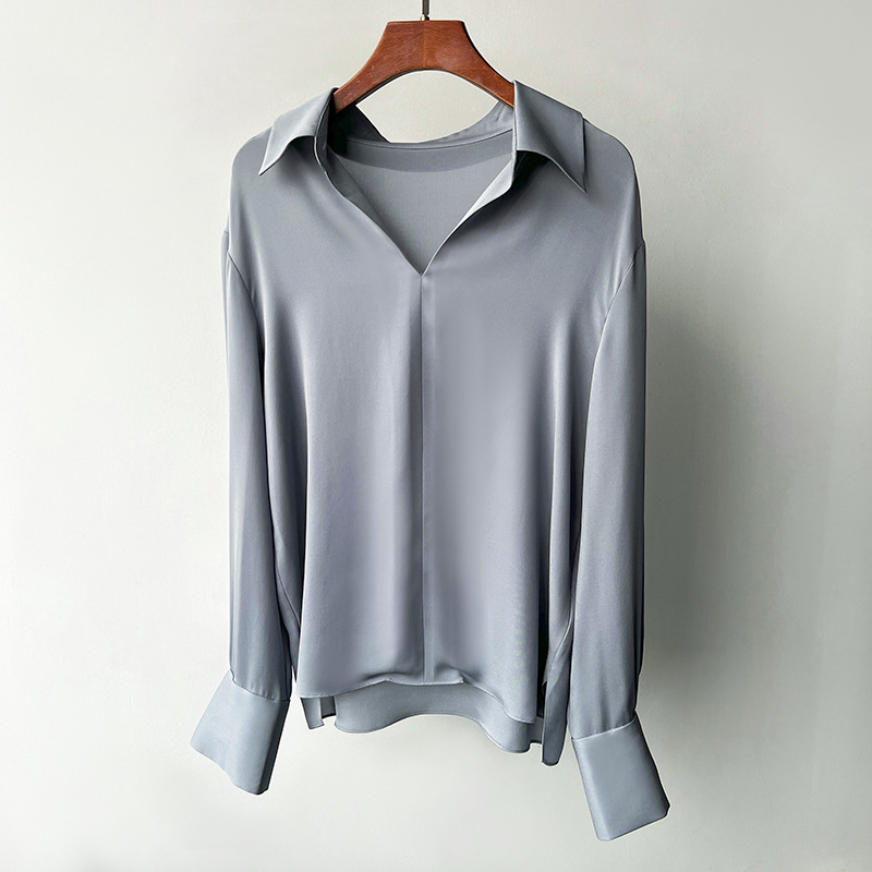 Elegante zijden blouse