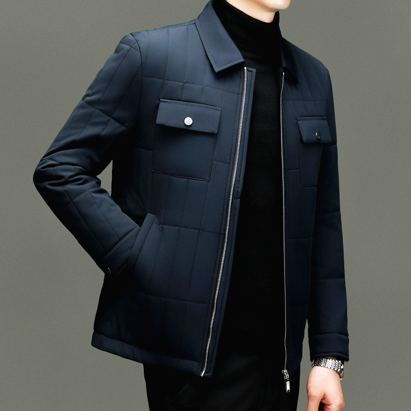 Gewatteerd jack met monogram