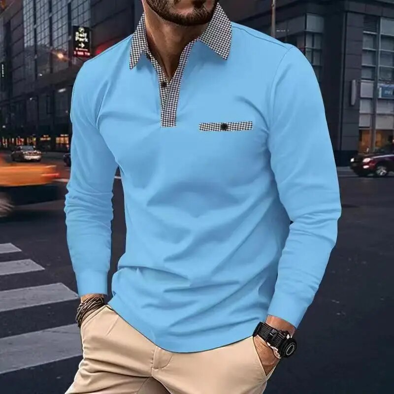 Joey Poloshirt Met Lange Mouwen