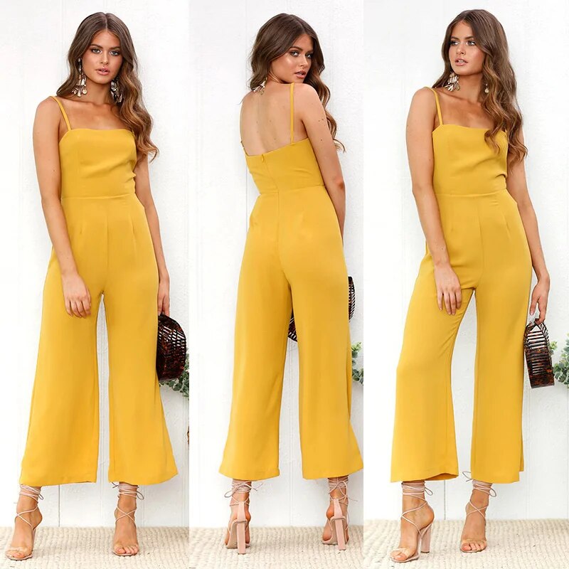 Mouwloze jumpsuit