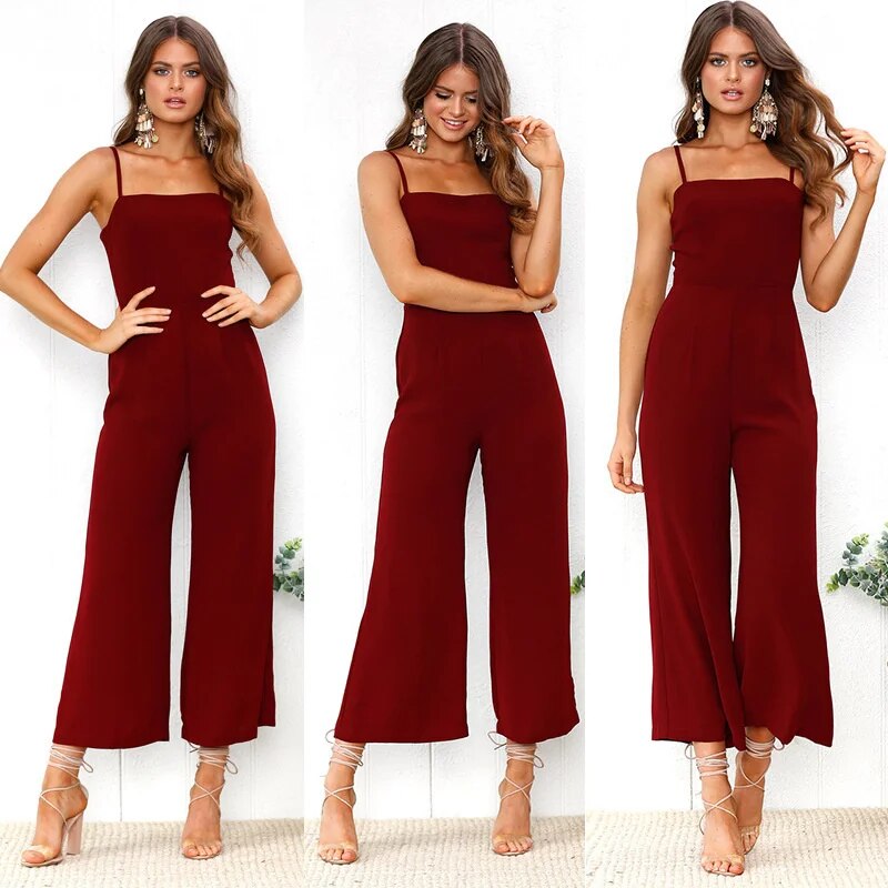 Mouwloze jumpsuit