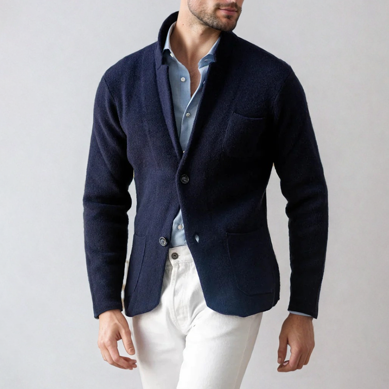 Kent Devoir prestige blazer van scheerwol