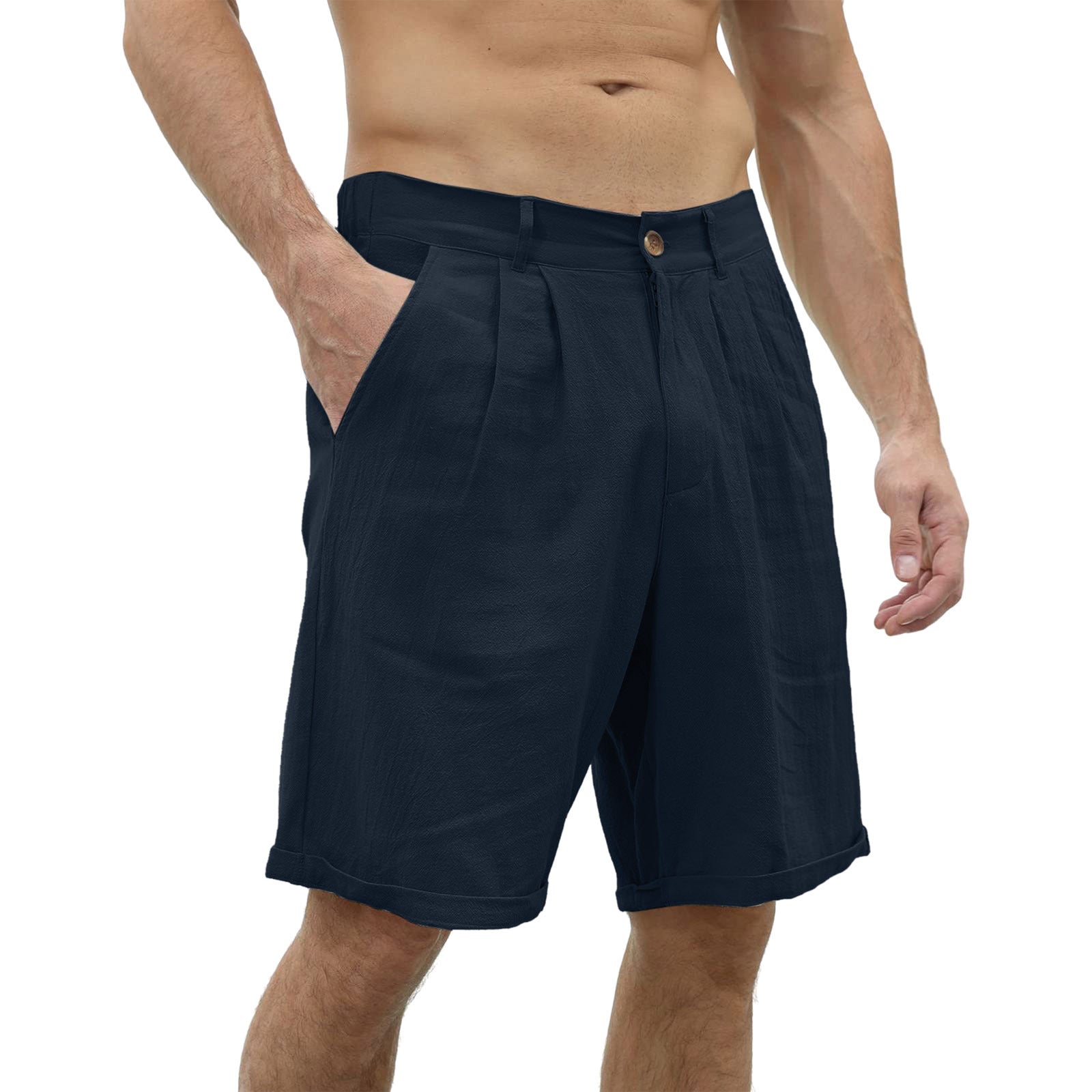Linnen zomershorts voor mannen