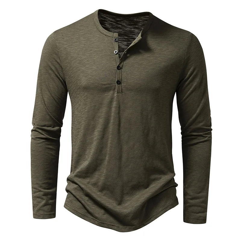 Henley shirt voor mannen