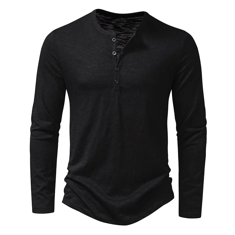 Henley shirt voor mannen