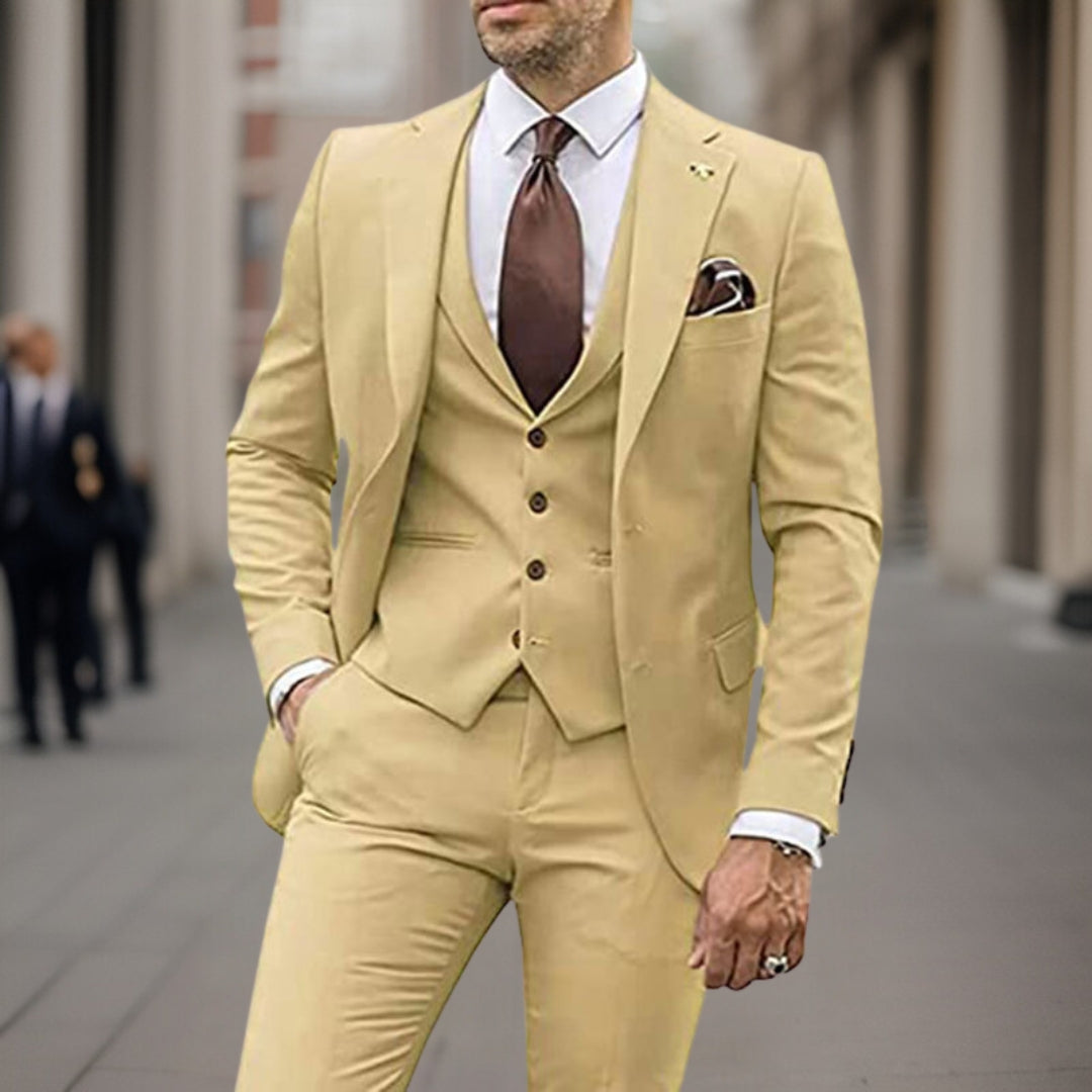Danielius | Hoge kwaliteit business suit 3-delig pak set
