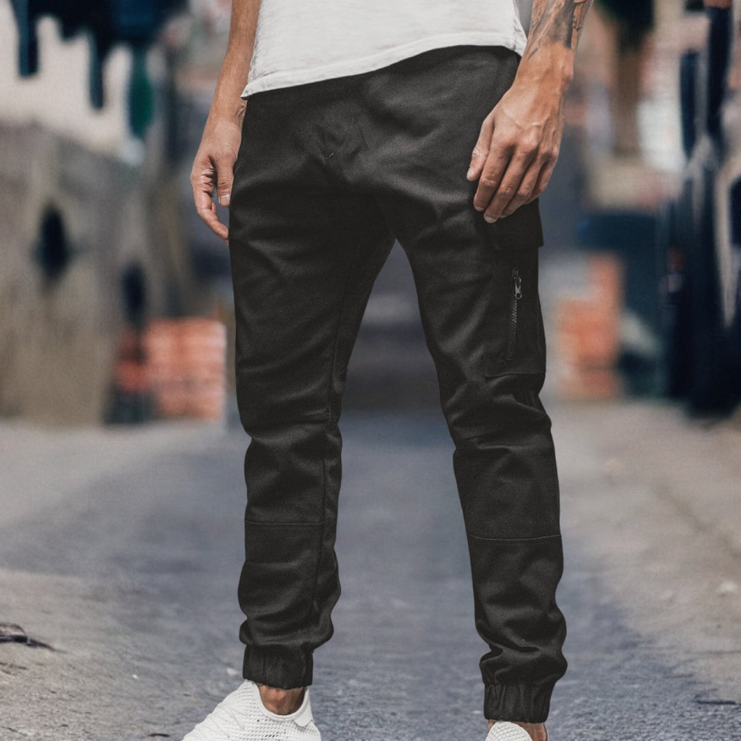 Zacharias™ - Stijlvolle cargo broek met een slanke pasvorm