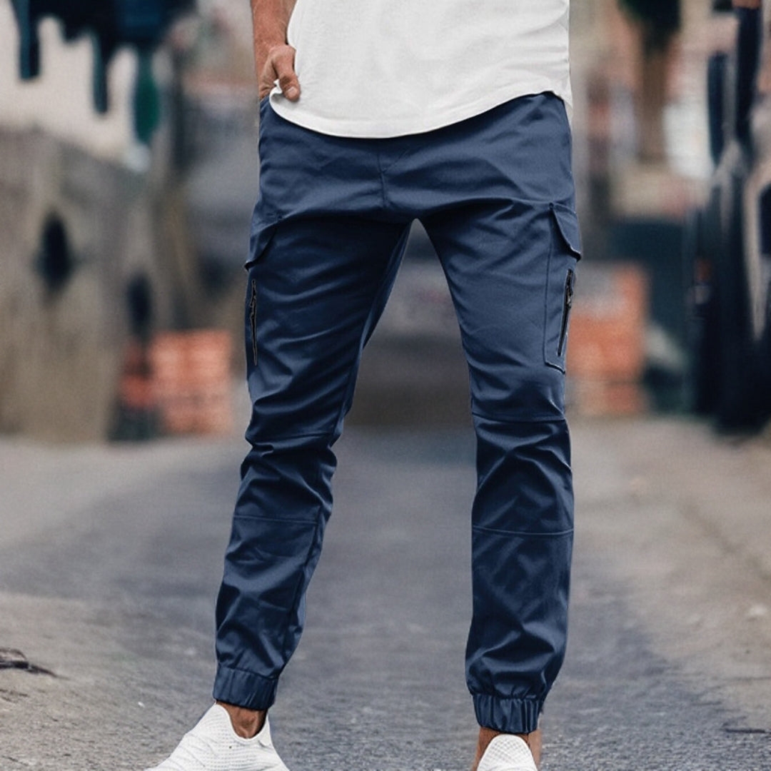 Zacharias™ - Stijlvolle cargo broek met een slanke pasvorm