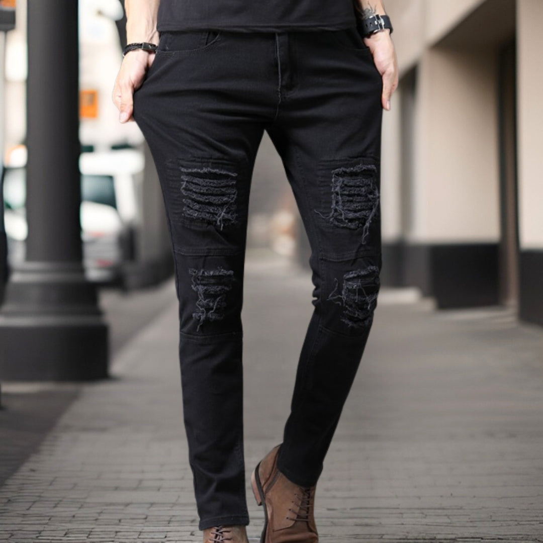 Finnegan™ | Modieuze casual broek met baleinen