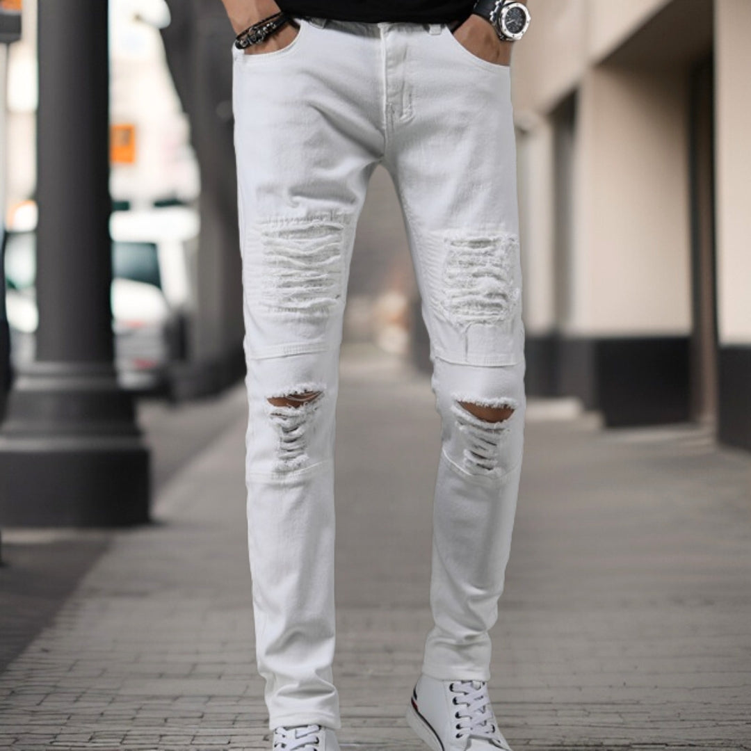 Finnegan™ | Modieuze casual broek met baleinen