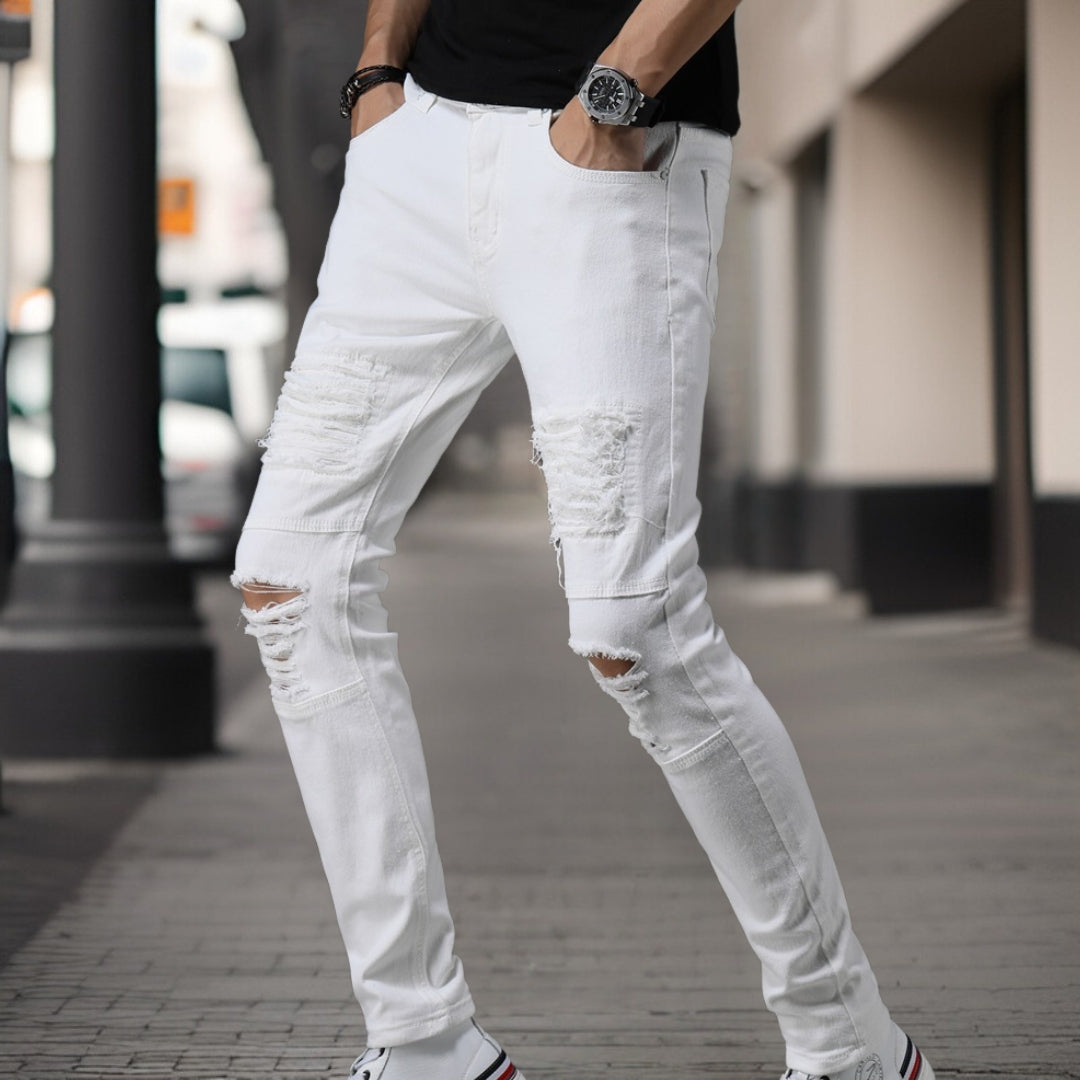 Finnegan™ | Modieuze casual broek met baleinen