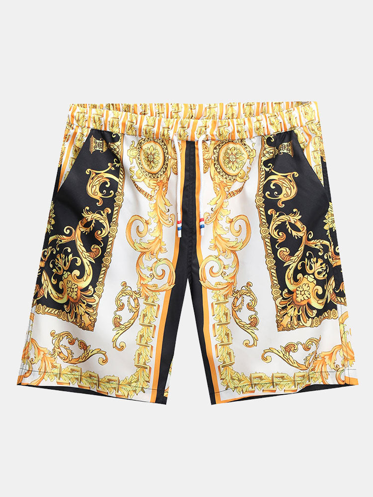 Barok Overhemd & Korte Broek met Knoopsluiting