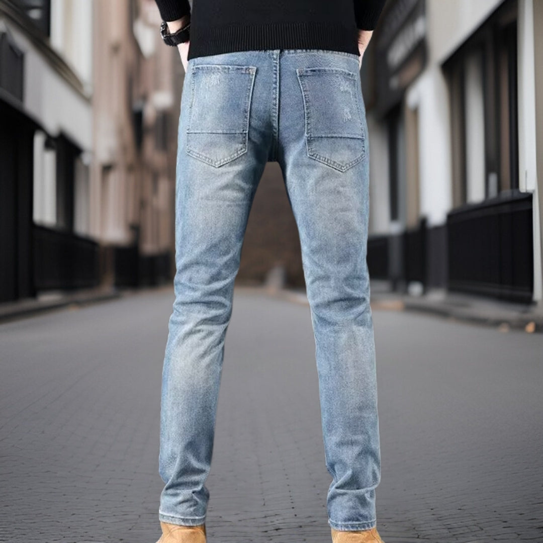 Kendrick™ - Modieuze denim broek met baleinen