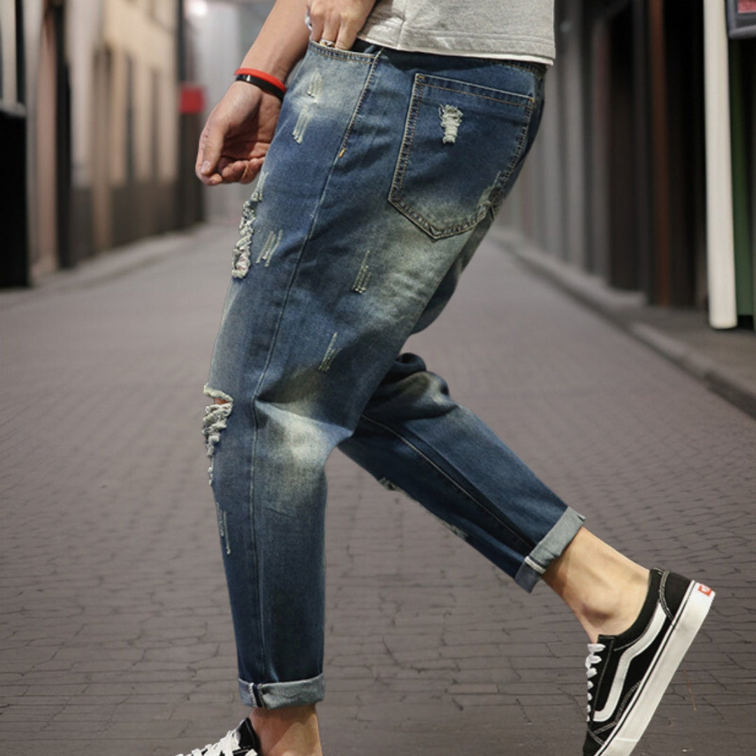 Wesley™ geribde broek van hoge kwaliteit met losse pasvorm