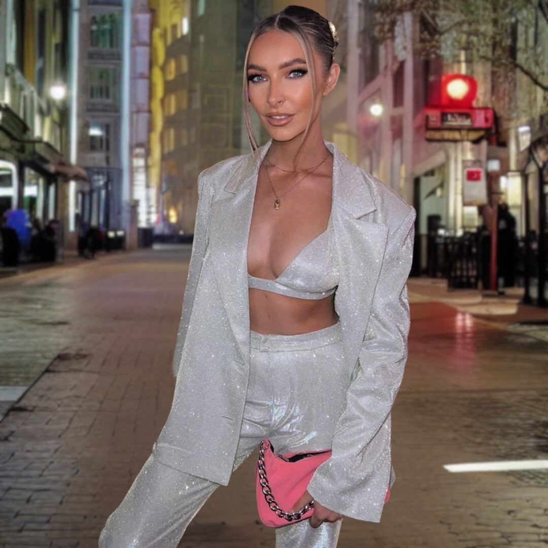 Katrin™ Glimmend kostuum in 3 delen