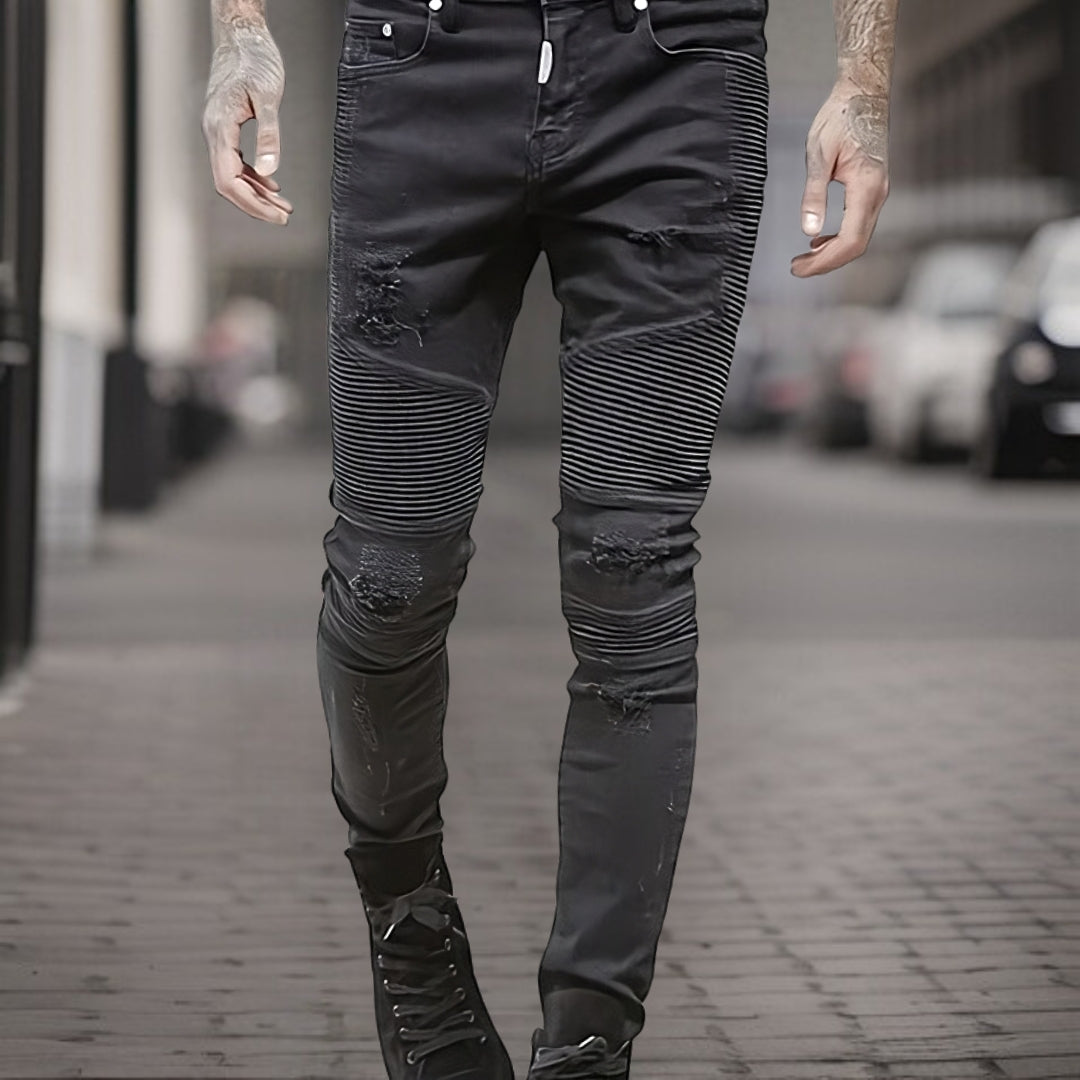 Dwayne | Modieuze denim broek