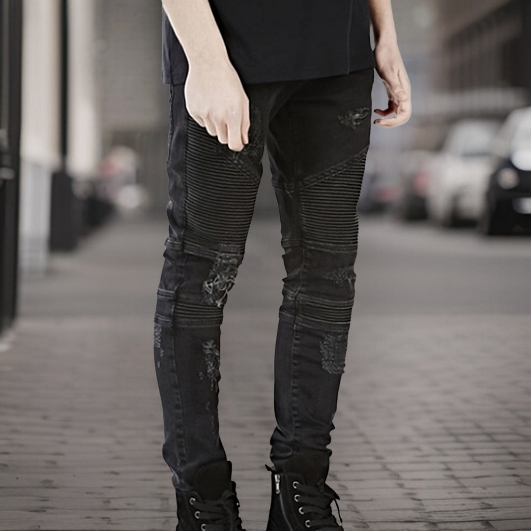 Dwayne | Modieuze denim broek