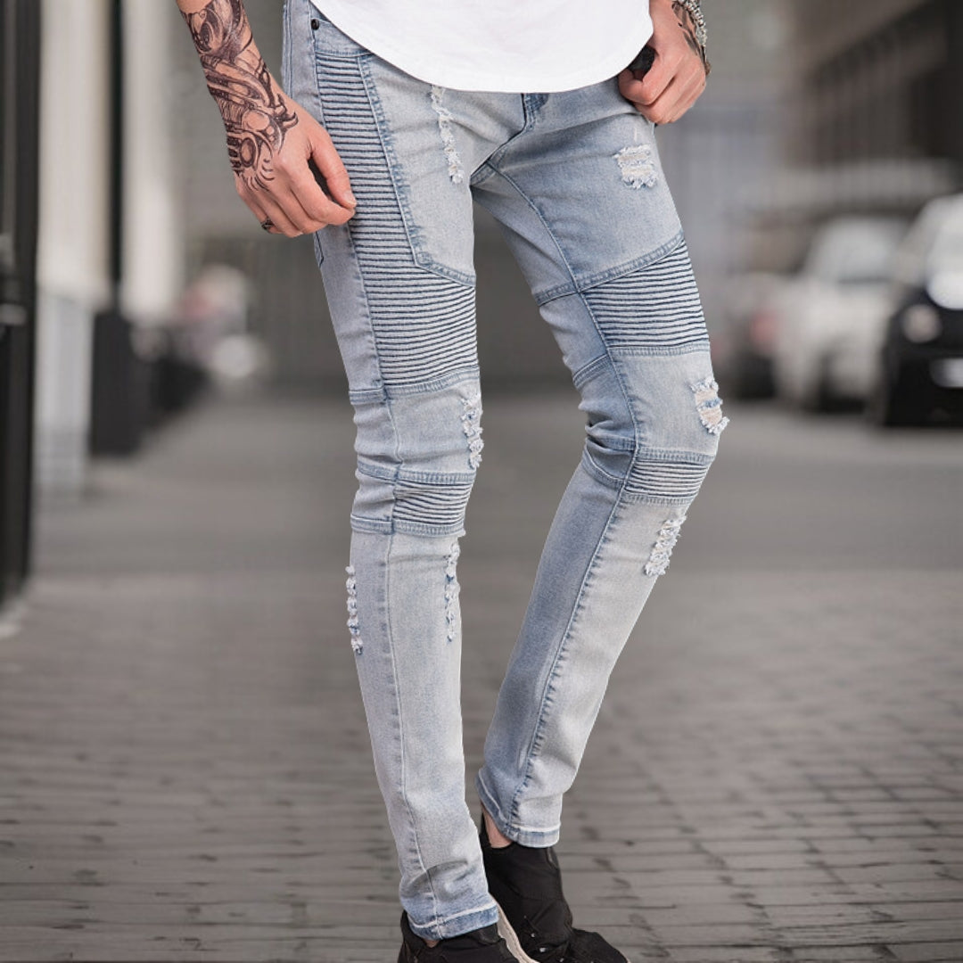 Dwayne | Modieuze denim broek