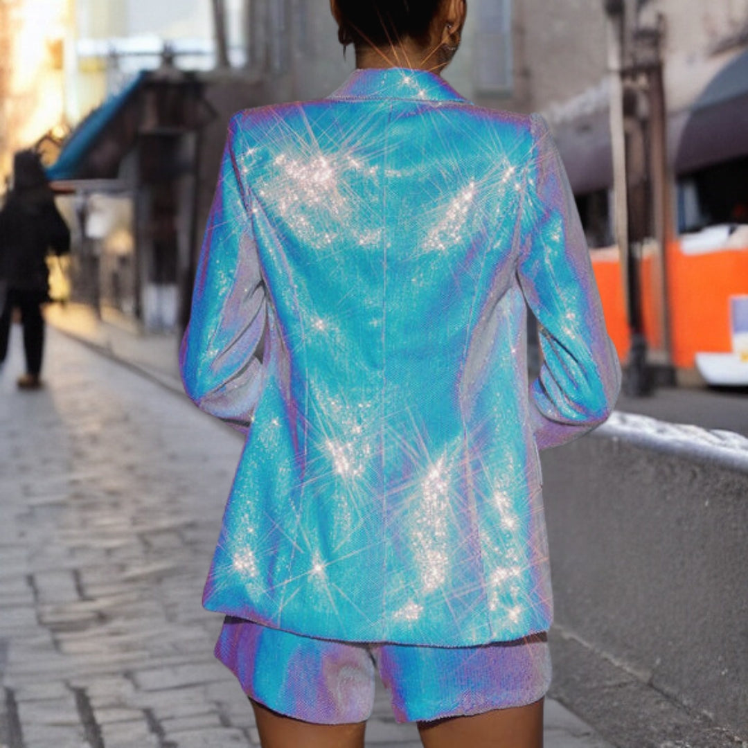 Marita | Modieus paillettenkostuum in 2 delen