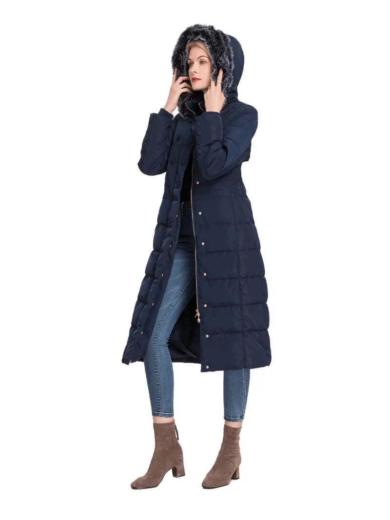 Buxller™ jas met knoopsluiting en capuchon