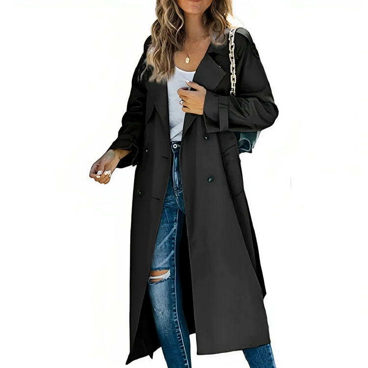 Elegante windjack trenchcoat voor dames
