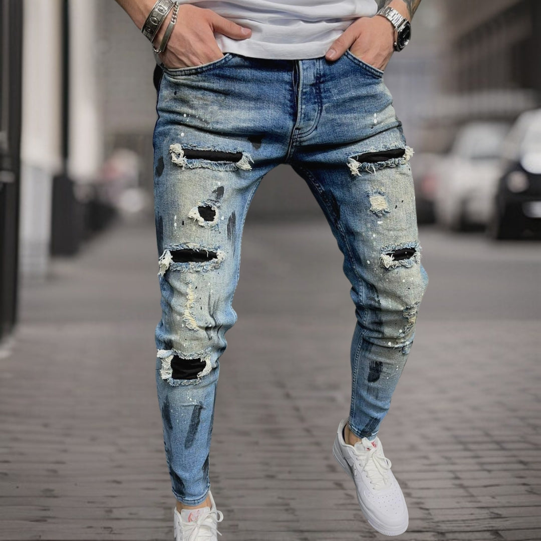 Reid™ | Hoge kwaliteit gedragen denim broek