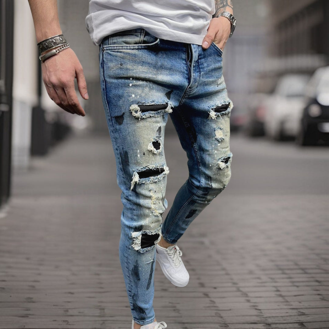 Reid™ | Hoge kwaliteit gedragen denim broek
